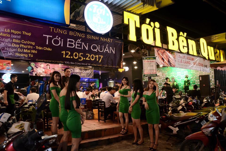 Quán nhậu Tới Bến - Địa điểm ăn chơi tới bến tại Sài Gòn
