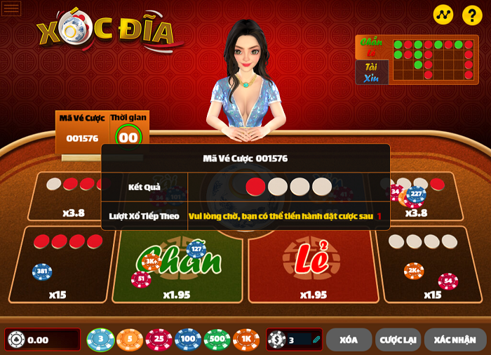 Xóc đĩa online cùng các dealer ảo nhưng không kém phần uy tín