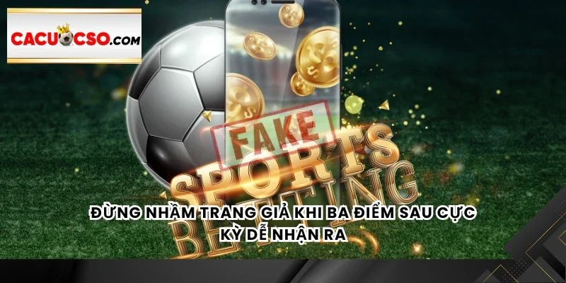 Đừng nhầm trang giả khi ba điểm sau cực kỳ dễ nhận ra