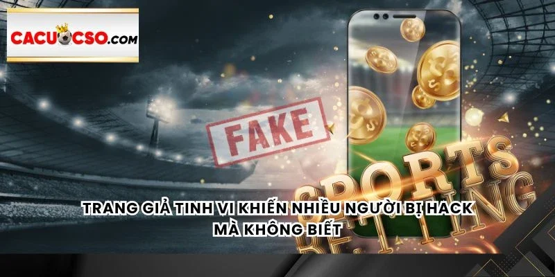 Trang giả tinh vi khiến nhiều người bị hack mà không biết